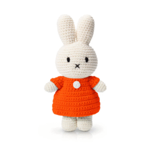 Nijntje handmade en haar oranje jurk